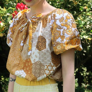 Vintage 1970s inspired ‘Dolly’ Blouse Size S