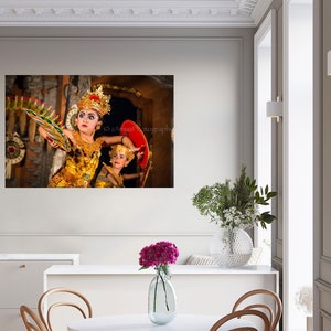 Balinese Dancer, Legong Dance, Bali Photography, Ubud Bali, Photo Print, Gallery Wrap Canvas, Metal Print, Wall Decor image 4