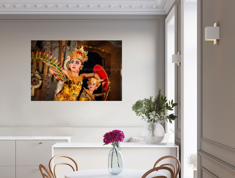 Balinese Dancer, Legong Dance, Bali Photography, Ubud Bali, Photo Print, Gallery Wrap Canvas, Metal Print, Wall Decor image 4