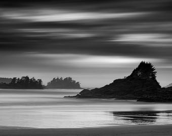 Cox Bay Tofino Beach Print, Vancouver Island Long Exposure Wall Art