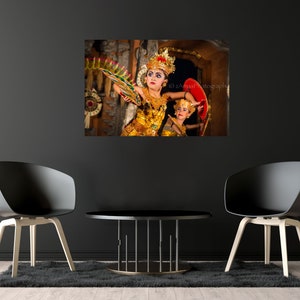 Balinese Dancer, Legong Dance, Bali Photography, Ubud Bali, Photo Print, Gallery Wrap Canvas, Metal Print, Wall Decor image 3