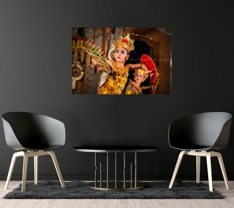 Balinese Dancer, Legong Dance, Bali Photography, Ubud Bali, Photo Print, Gallery Wrap Canvas, Metal Print, Wall Decor image 3