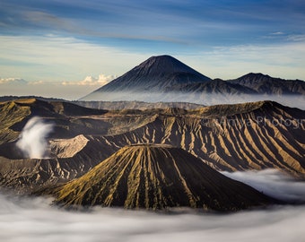 Mount Bromo Volcano, Landscape Photography, Photo Print, Gallery Wrap Canvas, Metal Print, Wall Decor