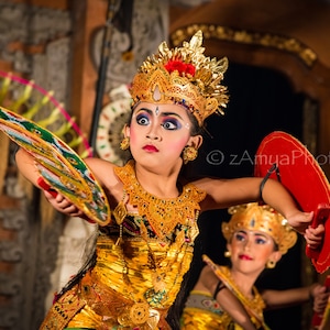 Balinese Dancer, Legong Dance, Bali Photography, Ubud Bali, Photo Print, Gallery Wrap Canvas, Metal Print, Wall Decor image 1