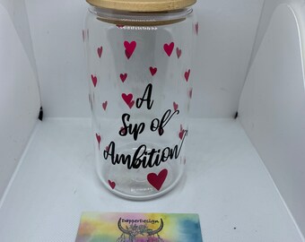 16 oz Libby Timber | Glass Can | Water Glass | Iced Coffee | Hot Coffee | Beverage Container