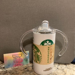 12 oz Sippy Cup | Sippy | Cup | Kids | Toddlers | Infants | milk | Juice | coffee | Latte | Funny