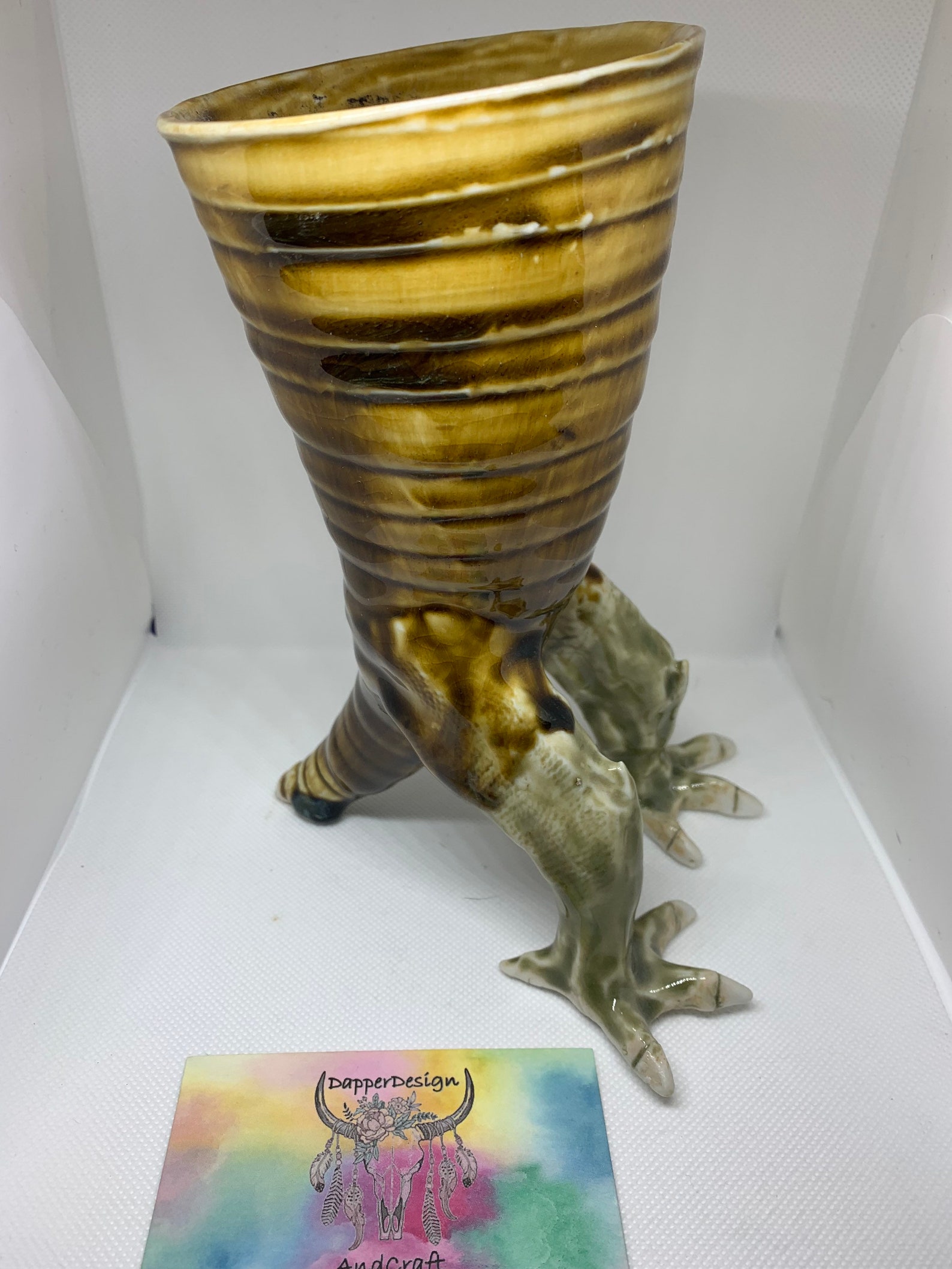 Half Dino Cup Half Dinosaur Flower Vase Porcelain Reptile Etsy