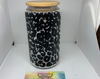 16 oz Libby Timber | Glass Can | Water Glass | Iced Coffee | Hot Coffee | Beverage Container