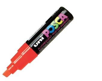 Uni-Posca PC-8K Fluorescent Water-based Paint Marker - 5 Colors Available