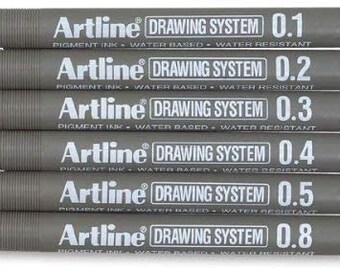 Artline Drawing System, Set of 6