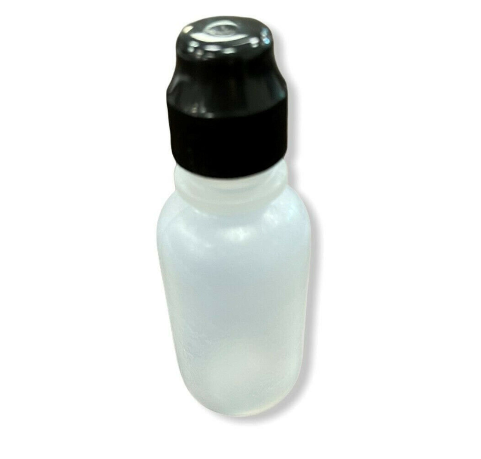 1oz. Clear Plastic Bottle with Dauber & Black Cap Etsy