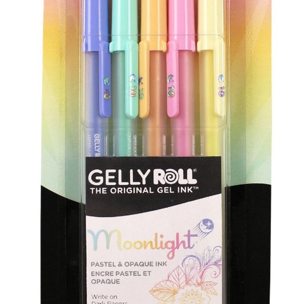 SAKURA Gelly Roll Moonlight Gel Pens - Pastels