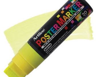 Artline EPP-20 Extra Wide Chisel Water-based Tempera Paint Marker ~ 7 Colors Available