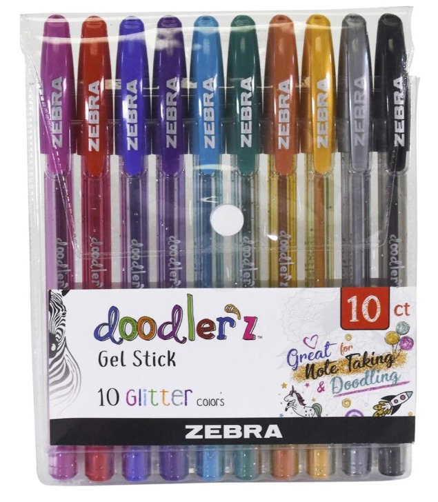 Sakura Gelly Roll Metallic Pens, Archival Metallic Gel Pen Set of 4 Colors, Black  Paper Pens, Blackout Journaling, Jelly Roll Pens 