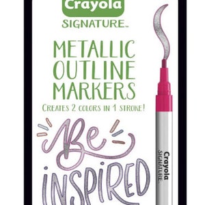 Signature Metallic Outline Paint Marker Set, Crayola.com