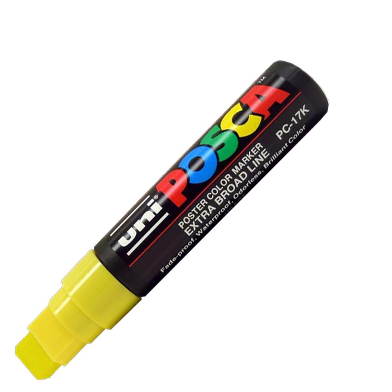 Uni-Posca PC-17K Water-based Paint Marker ~ 8 Colors Available Yellow
