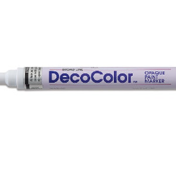 Marvy Uchida DecoColor Paint Marker, Broad Line, 3 Colors Available