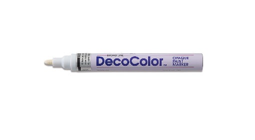 WHITE Sharpie Oil Based Paint Mark Opaque Permanent Paint Marker Medium  Point Tip Ink Mark to Glass Plastic Leather Wood Stone 35558 