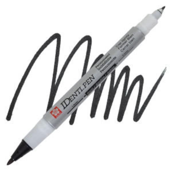 Sakura IDenti™- pen Dual Tip Black Marker - 7 Colors Available!