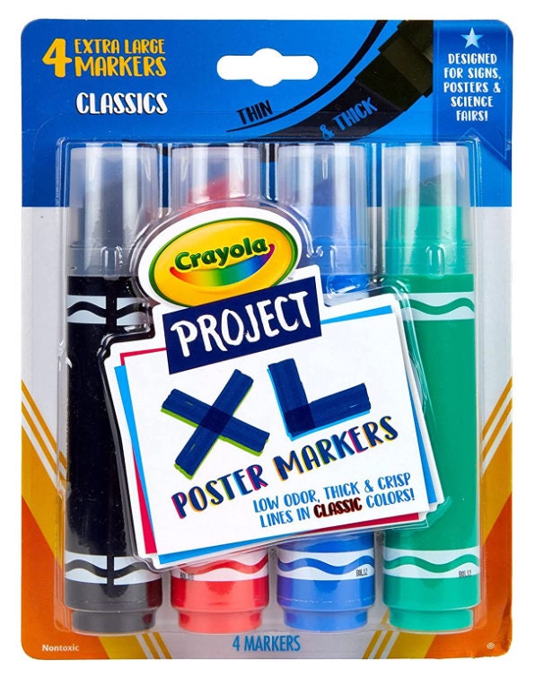 Washable Markers, Crayola Super Tips, 50 Washable Markers Will Not