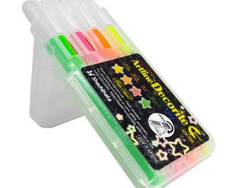 Artline Decorite Neon Marker Brushes - Set of 4