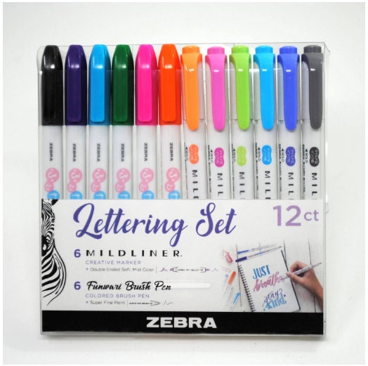 Zebra ClickArt Retractable Marker Pens, 12ct