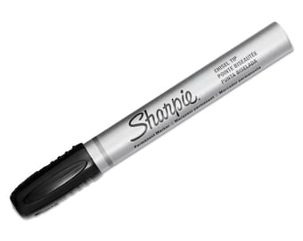 Sharpie Pro Permanent Marker, Black ~ 2 Tips Available: Chisel & Bullet Tip