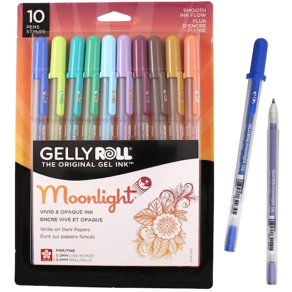 SAKURA Gelly Roll Moonlight Gel Pens, Earths & Jewels