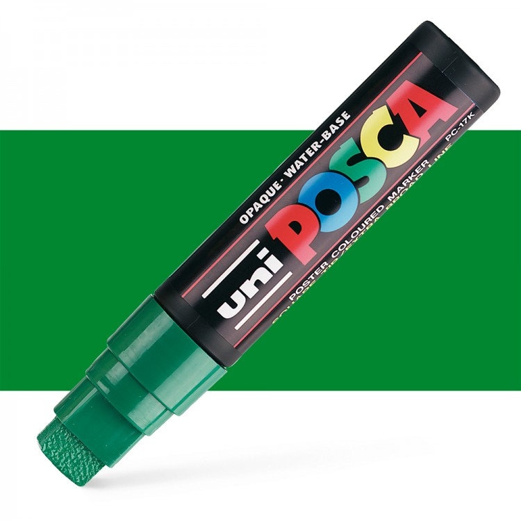 Uni Posca PC5MP.6 Water-Based Paint Marker, Medium Point, Pastel Green