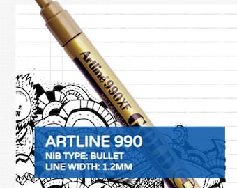 Artline EK 990/999XF Metallic Ink Marker
