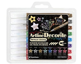 Artline Decorite - Metallic - Brush Set (8)