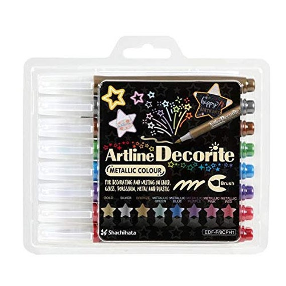 Artline Decorite - Metallic - Brush Set (8)