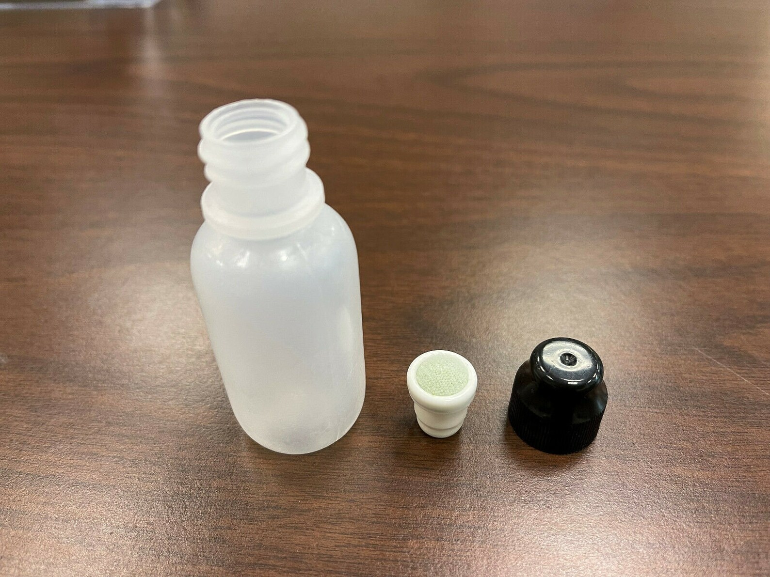 1oz. Clear Plastic Bottle with Dauber & Black Cap Etsy