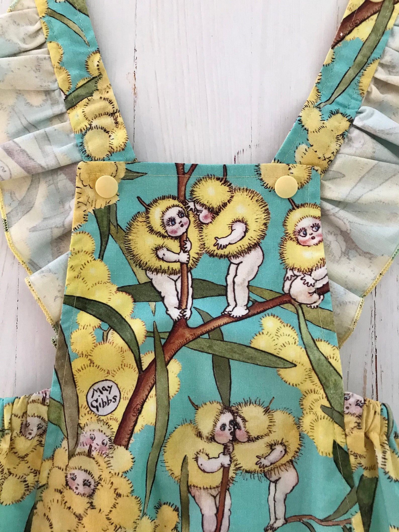 May Gibbs Baby Romper Etsy