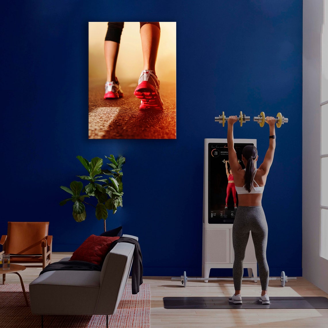 Inspired by Sport Running Canvas Print Home Decor Wall Etsy