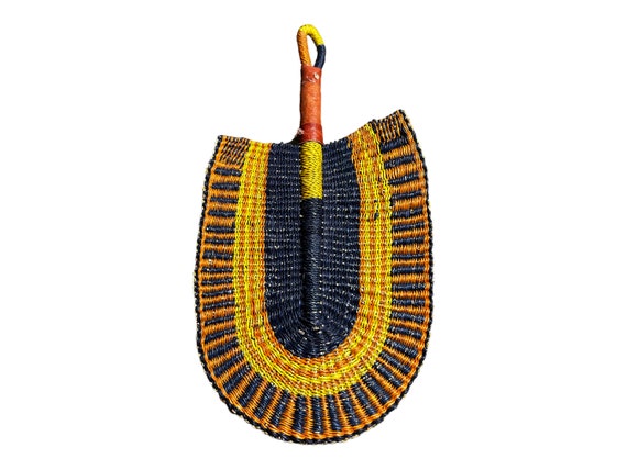 African Bolga Fan, Wall Fan Decor, Unique African… - image 2