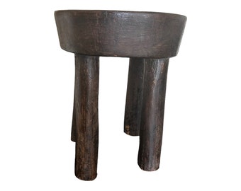 Dreibein-Tisch, Senufo-Hocker, Plant Stand, Afrikanischer Hocker