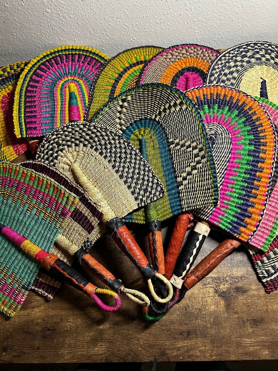 African Fan, Wall Decor, African Decor, Colorful … - image 9