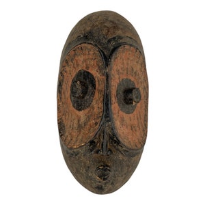 African Tribal Mask: Hand Carved Wood Art Sculpture