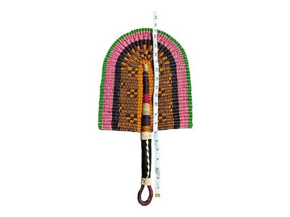 African Fan, Wall Decor, African Decor, Colorful … - image 5