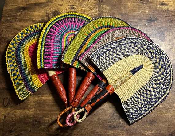 African Bolga Fan, Wall Fan Decor, Unique African… - image 10