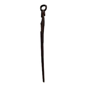 Hand-Carved African Walking Stick – Cameroonian Tribal Cane, Wooden Walking Stick, African Art, Collectible Vintage Cane