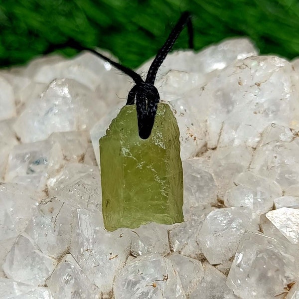 Heliodor Rough Pendant - Natural Heliodor, Rough Pendent - Birthstone Jewelry, Heliodor Necklace, Heliodor Pendent Adjustable Length