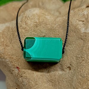 Malachite Necklace, Malachite Pendant, Malachite Jewelry, Chakra Jewelry, Malachite Jewelry, Men&#39;s Pendant, Bright Green, Gift For Her