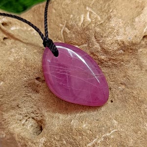 Natural Ruby Pendant Necklace: July Birthstone Jewelry