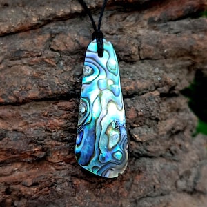 Abalone Shell Graduated Necklace: Summer Beach Jewelry