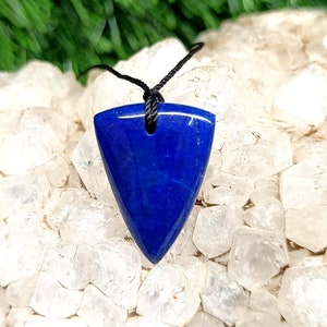 Lapis Lazuli Necklace for Men, Blue Stone Protection, Unique Gift for Him Statement Necklace, Bohemian Choker, Healing Necklace For Him Her,