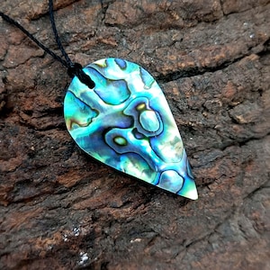 Natural Abalone Shell Necklace: Summer Beach Jewelry