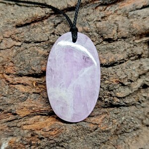 Kunzite Gemstone Necklace, Kunzite Necklace, Natural Pink Kunzite Pendant, Kunzite Jewelry, Handmade Pendant, Gifts For Her,