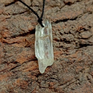 Raw Kunzite Necklace, Kunzite Gemstone Necklace, Natural White Kunzite Pendant, Kunzite Jewelry For Her, Natural Kunzite, Layering Necklace,
